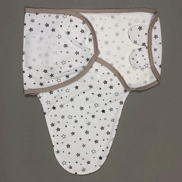 Swaddle Sheet - Star Design White